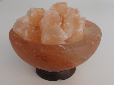 Lampada di sale rosa dell'Himalaya, forma Goccia - NaturalsalShop